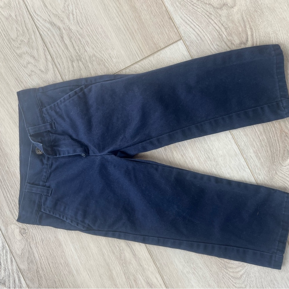 Janie and Jack navy chinos 2t euc